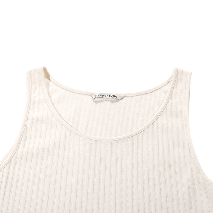 A KIND OF GUISE TOMASO TANKTOP ALMOND AJOUR