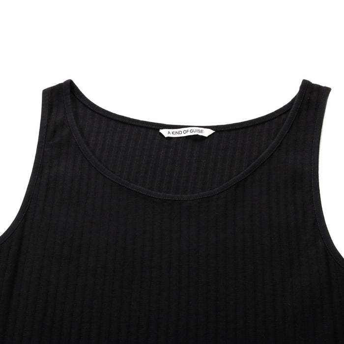 A KIND OF GUISE TOMASO TANKTOP BLACK AJOUR
