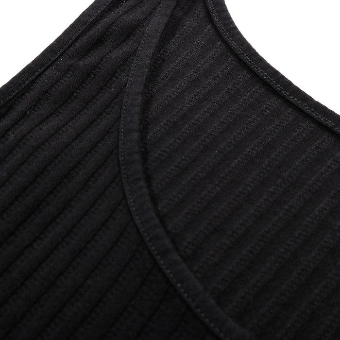 A KIND OF GUISE TOMASO TANKTOP BLACK AJOUR