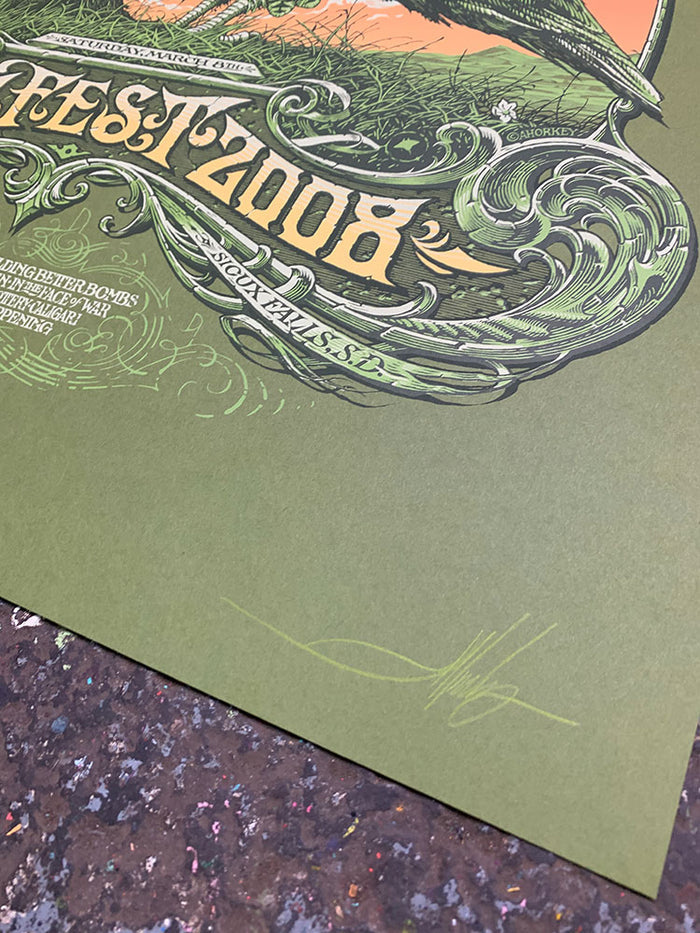 Aaron Horkey: InitFest 2008 Printer's Proof (RAER)