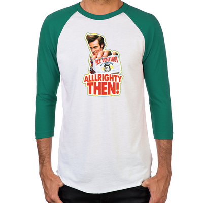 Ace Ventura Alllrighty Then! Men's Baseball T-Shirt