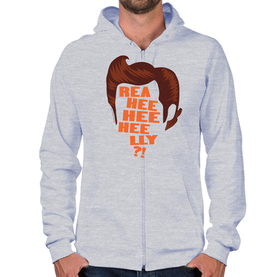 Ace Ventura Reaheeheelly Zip Hoodies