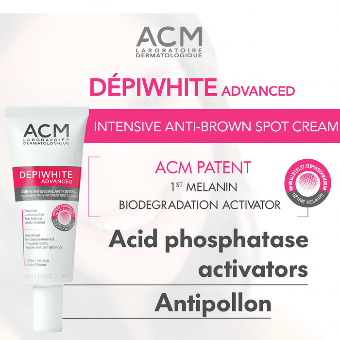 ACM Depiwhite Advanced Brightening Cream for Dark Spots & Uneven Skin Tone - 40ml, Face Moisturizers