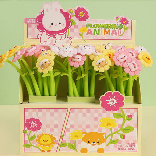 adorable critters flower pen