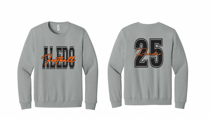 Aledo Football Personalized Crewneck Sweatshirt