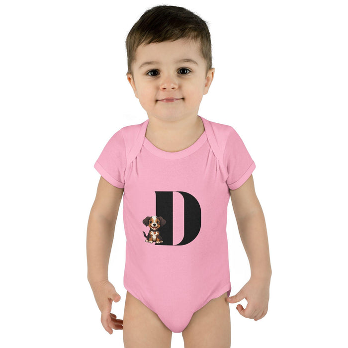 Alphabet Adventures: Letter D - Dog Baby Onesie Dress Your Little Darling in Dog-gone Delightful Style - Whippie's