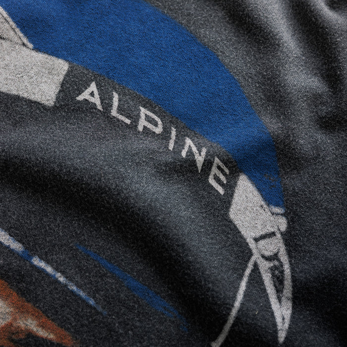 Alpine Formula One Team Helmet Washed Black T-Shirt