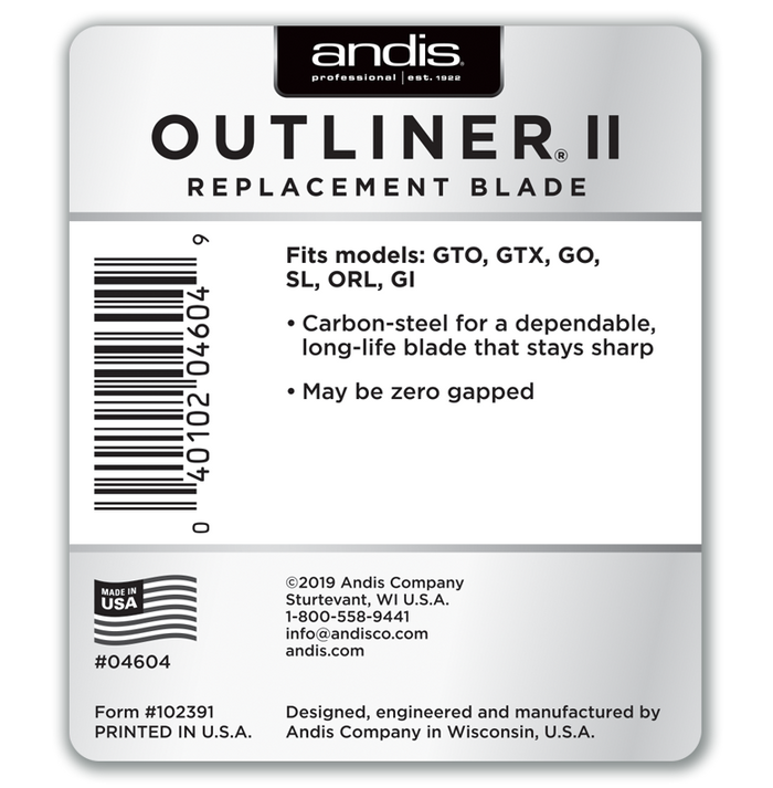 Andis Outliner® II Replacement Blade