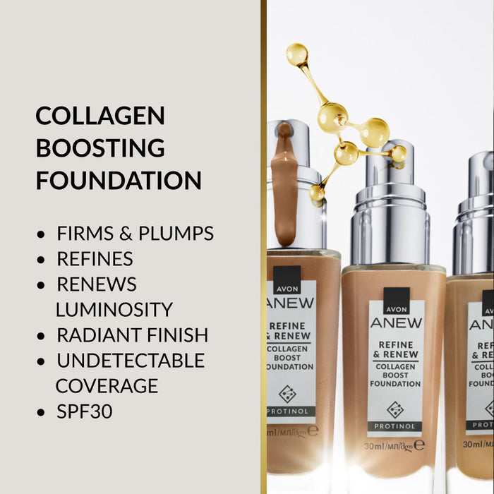 Anew Refine & Renew Collagen Boost Foundation - 30 ml