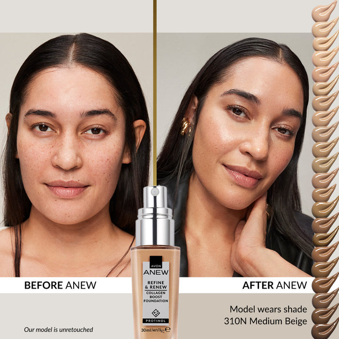 Anew Refine & Renew Collagen Boost Foundation - 30 ml