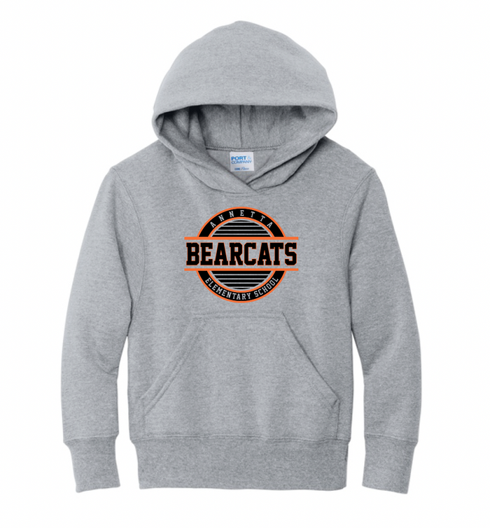 Annetta Bearcat Circle Logo Cotton Hoodie