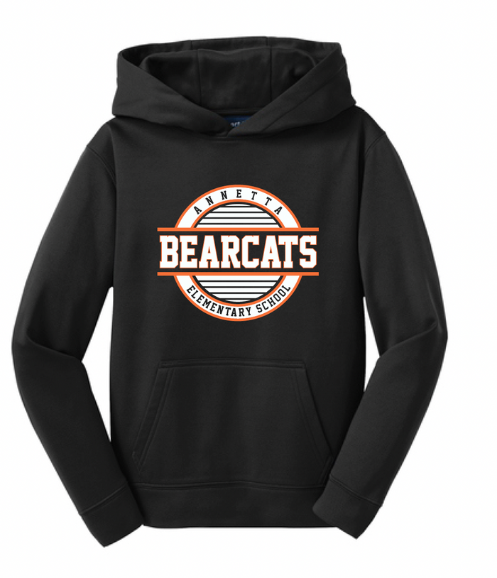 Annetta Bearcat Circle Logo Moisture Management Hoodie