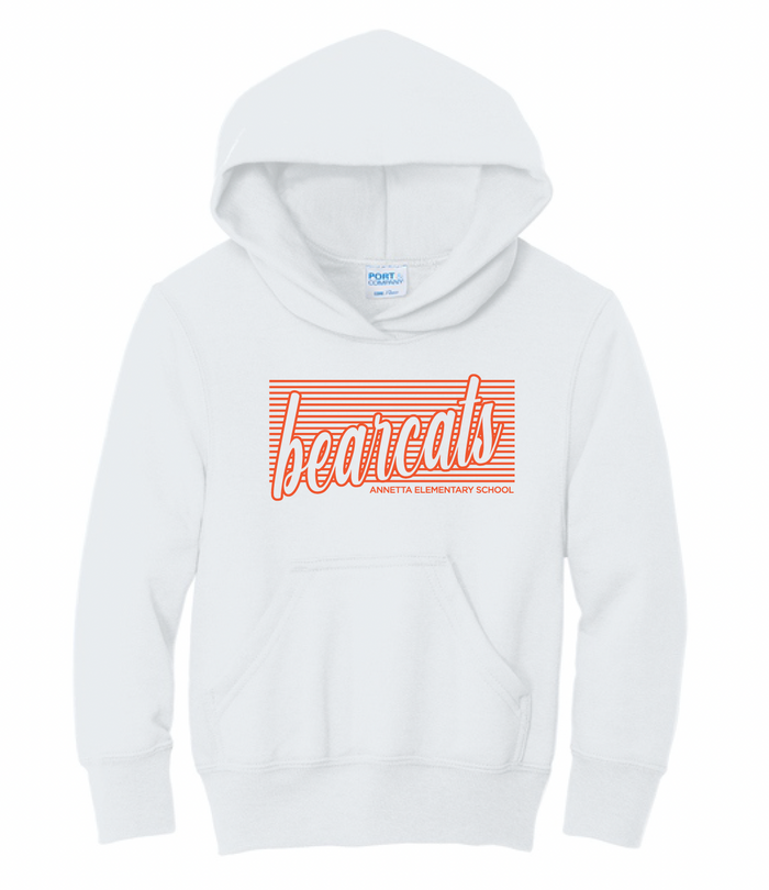 Annetta Bearcat Line Logo Cotton Hoodie