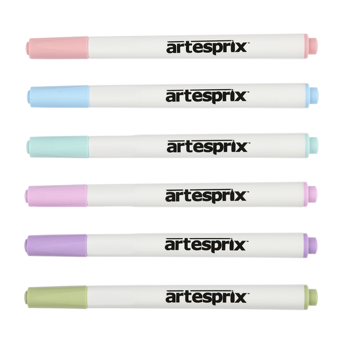 Artesprix Pastel Sublimation Permanent Thermal Heat Transfer Markers (6 ct) - HeatPressNation