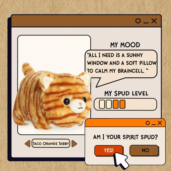 Aurora: Spudsters - 10" Taco Orange Tabby