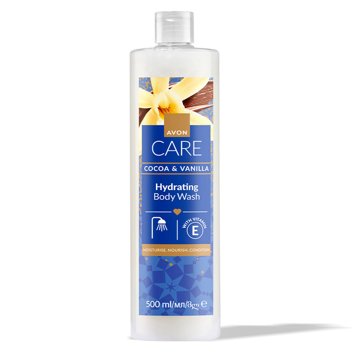 Avon Care Cocoa & Vanilla Hydrating Body Wash - 500 ml