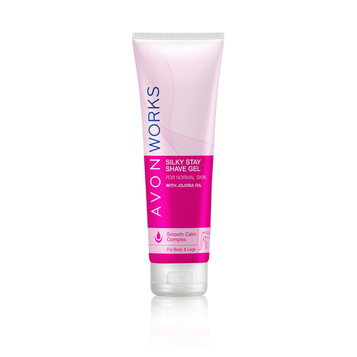 Avon Works Silky Stay Shave Gel - 150ml