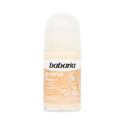Babaria Oat Rollon Deodorant 50ml Effective And Gentle Protection