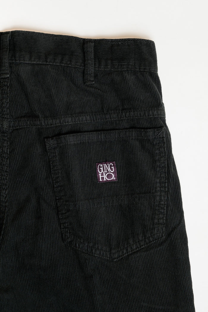 BAGGY PANTS (9W CORDUROY) - BLACK