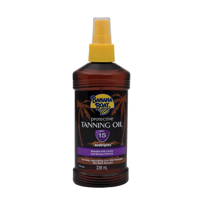 Banana Boat Spf15 Protective Tanning Oil 236Ml