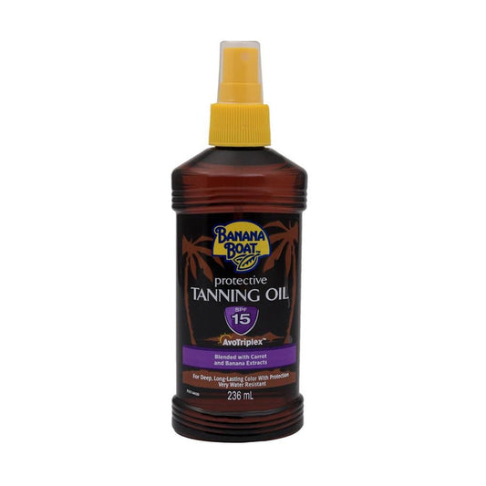 Banana Boat Spf15 Protective Tanning Oil 236Ml