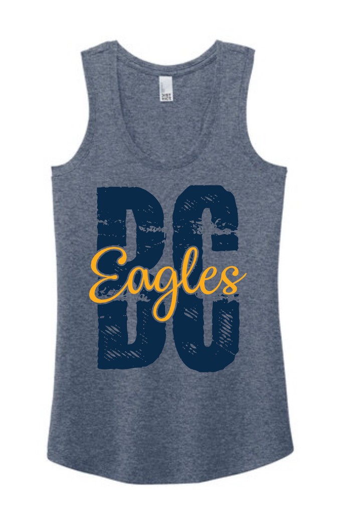 BC Eagles Distressed Logo Racerback Tank