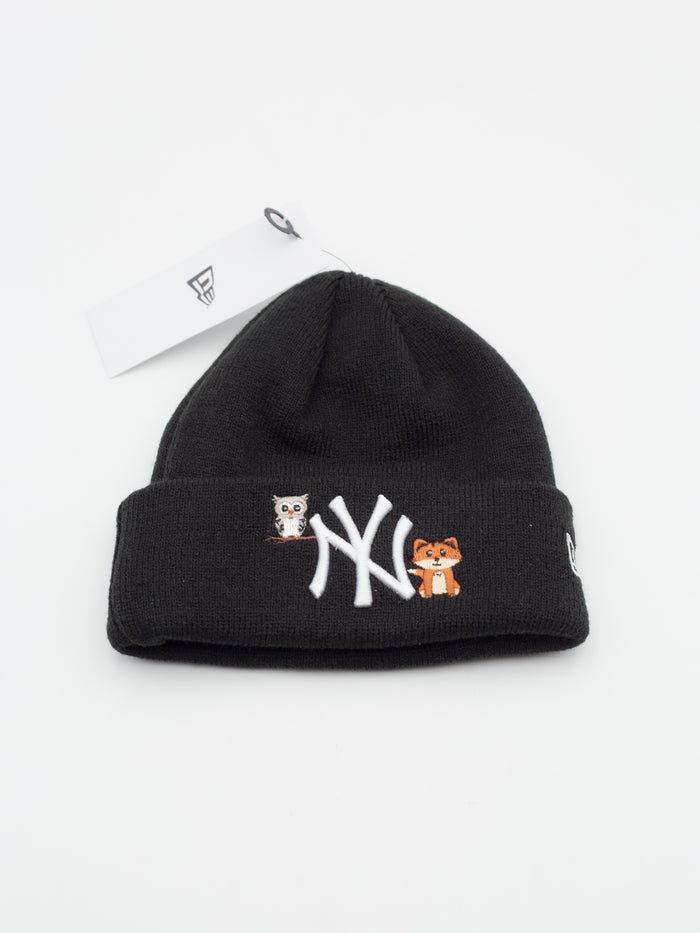 Beanie Animal New York Yankees Toddler Brown