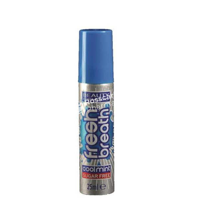 Beauty Formulas Fresh Breath Cool Mint Sugar Free Spray Mouth