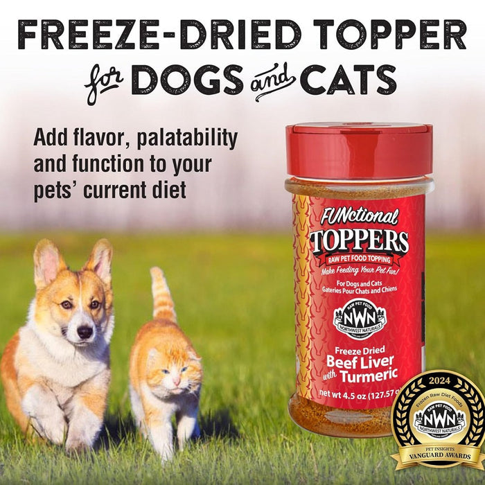 Beef Liver with Turmeric Dog & Cat Food Topper