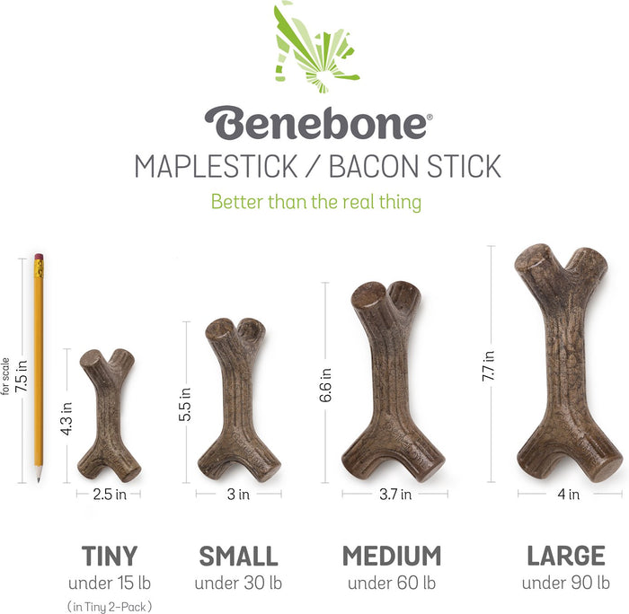 Benebone Flavored Stick Tough Dog Chew Toy
