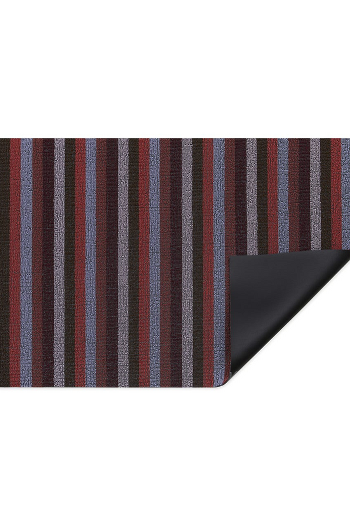 Chilewich-Even-Stripe-Shag-Mat-Berry