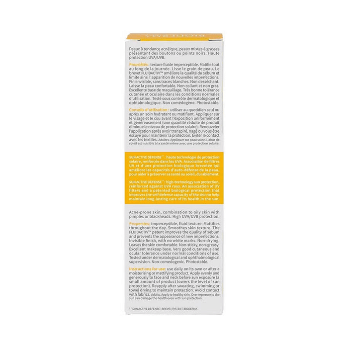 Bioderma Photoderm AKN Matifying Sunscreen Fluid SPF 30 - 40ml, Sunscreen