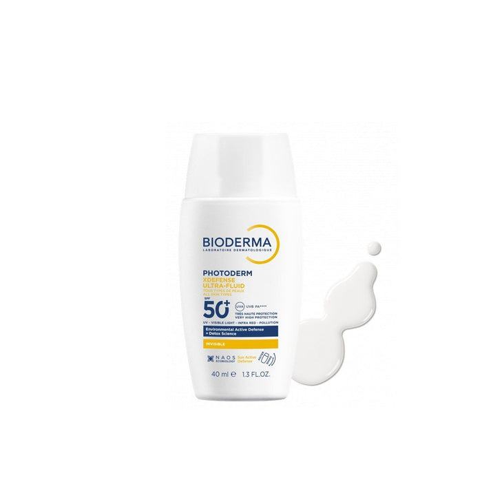 Bioderma Photoderm Xdefense Tinted Ultra Fluid Spf 50+ Sunscreen Lotion - 01, 40ml - Makkah Pharmacy