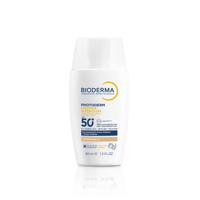 Bioderma Photoderm Xdefense Tinted Ultra Fluid Spf 50+ Sunscreen Lotion - 02, 40ml - Makkah Pharmacy