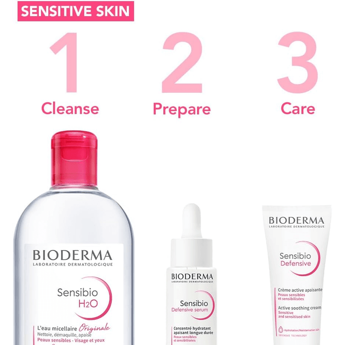 Bioderma Sensibio H2O Make-Up Remover Micellar Water - 500ml, Makeup Removers