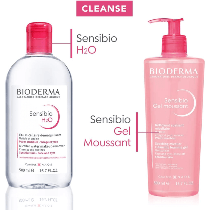 Bioderma Sensibio H2O Make-Up Remover Micellar Water - 500ml, Makeup Removers
