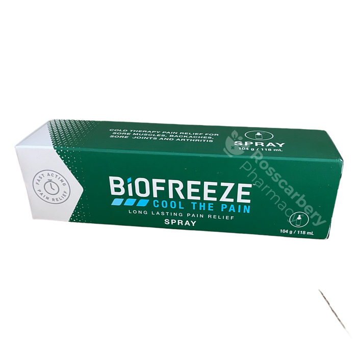 Biofreeze Long Lasting Pain Relief Spray - 118ml
