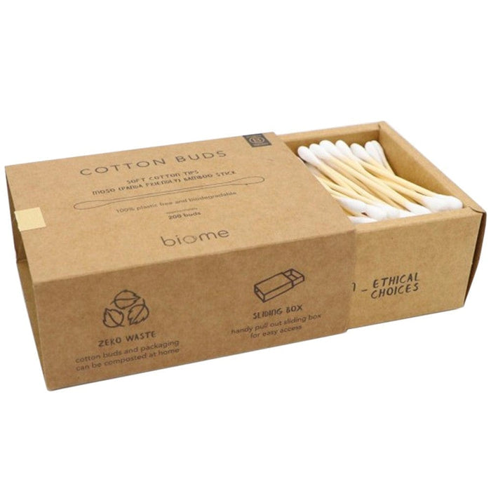 Biome Bamboo Cotton Buds 200pcs
