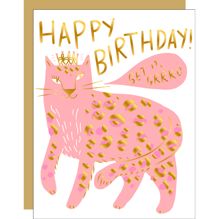 Birthday Grrrl Card