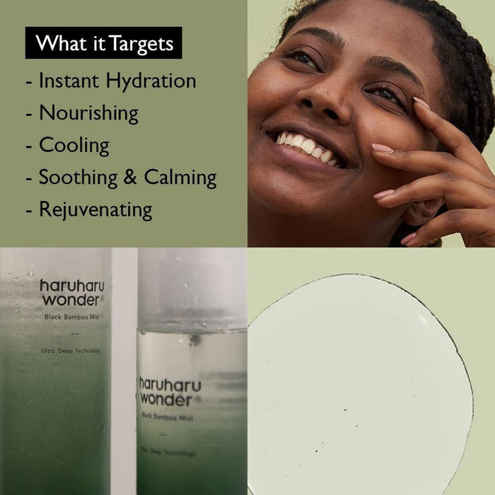 HARUHARU WONDER Black Bamboo Mist Nudie Glow Australia