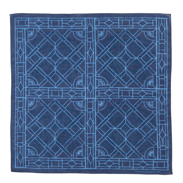 BLUE BLUE JAPAN MIZUHIKI BANDANA DARK NAVY