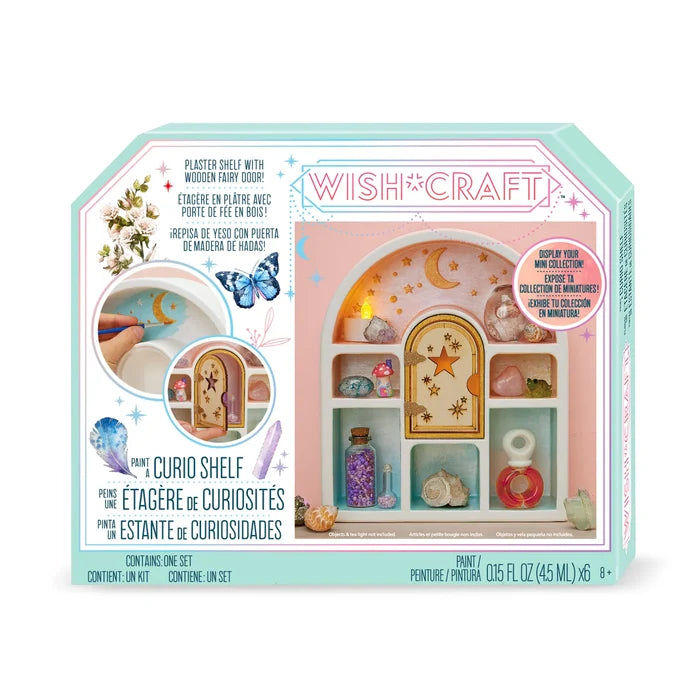 Bright Stripes: WishCraft Paint a Curio Shelf