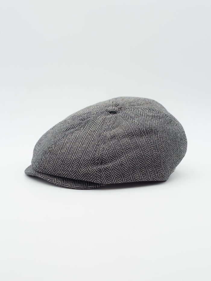 Broad Snap Cap Grey/Black