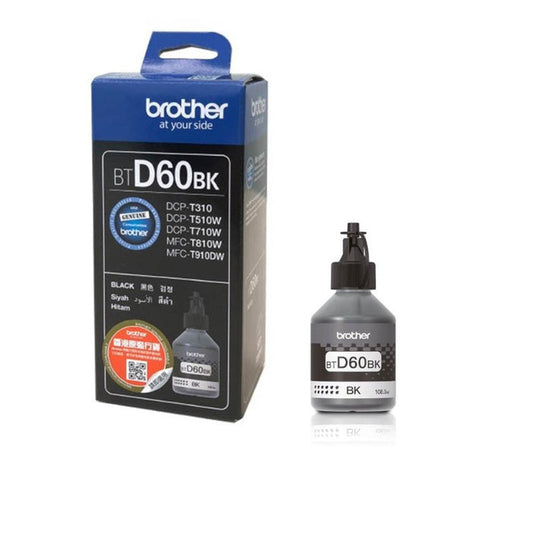 Brother D60BK Black Original Ink - BT-D60BK