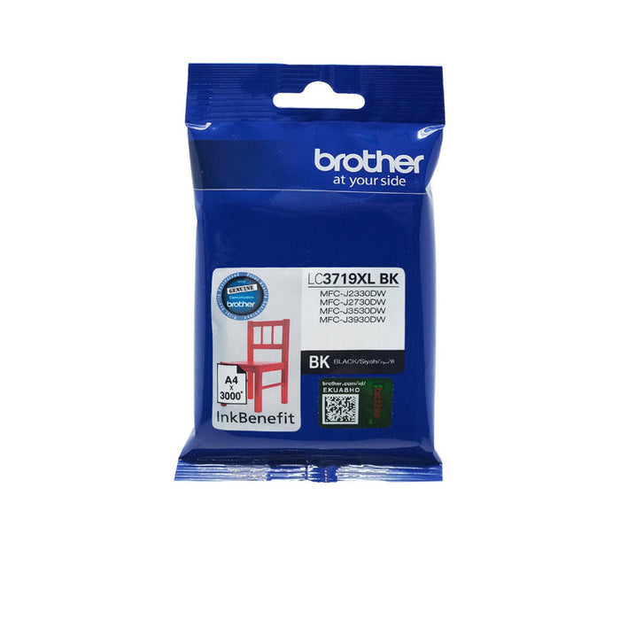 Brother LC3719XLBK Black High Yield Original Ink - LC-3719XL-BK