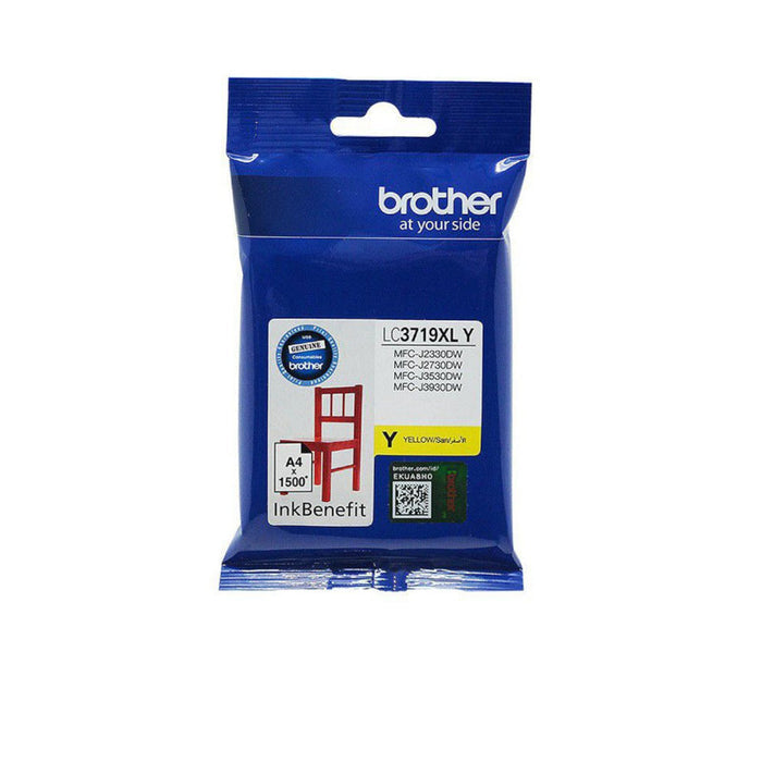 Brother LC3719XLY Yellow High Yield Original Ink - LC-3719XL-Y