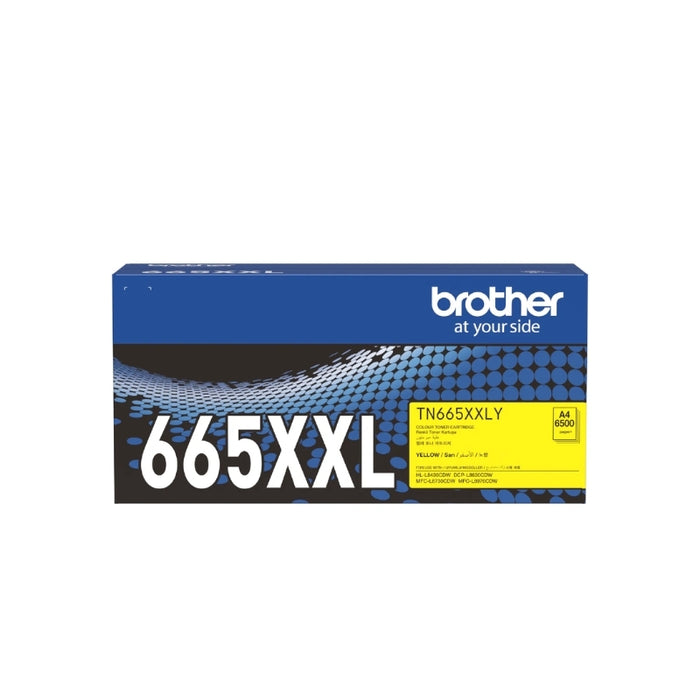 Brother TN665XXL High Yield Yellow Original Toner - TN-665XXLY