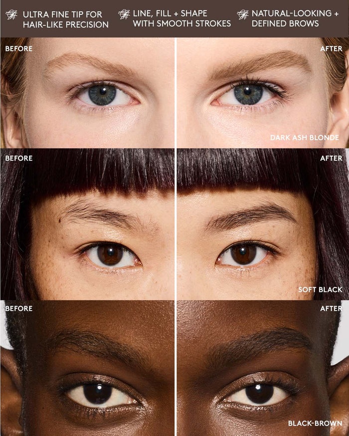 Brow MVP Ultra Fine Brow Pencil & Styler — Ash Brown
