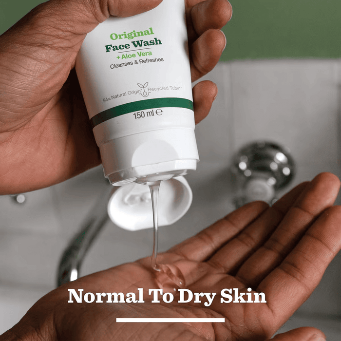Bulldog Skincare Face Wash for Men with Aloe Vera - 150ml, Facial Cleansers