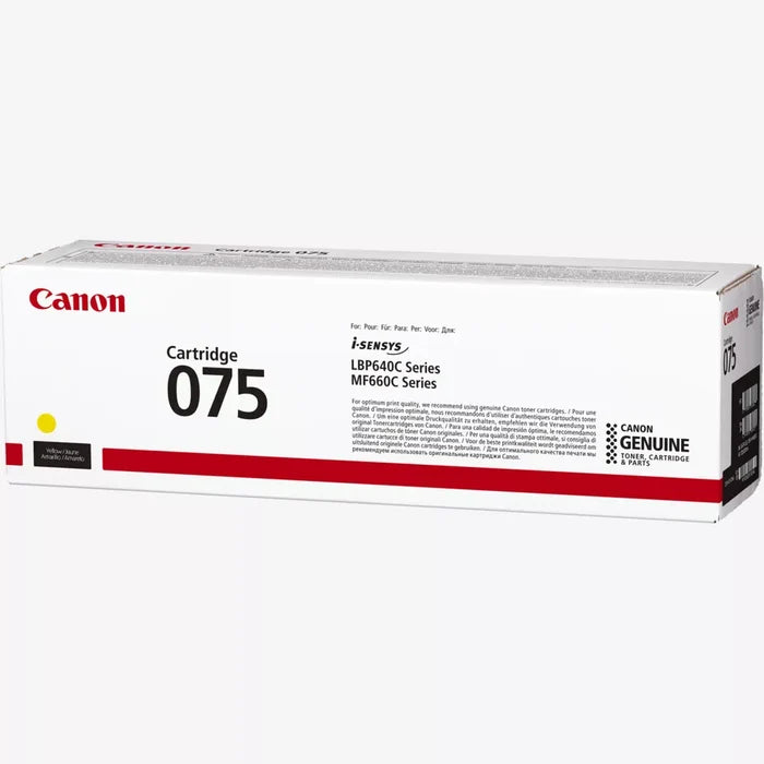 Canon 075 Yellow Original Toner - CRG075Y